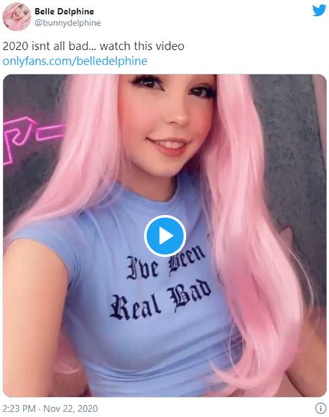 belle delphine uncensored|Belle Delphines Porn Videos 